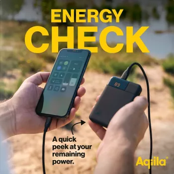Powerbanka Aqiila Powerbird B5 5000 mAh 12W mechově zelená AQPBPBIB5MGR024