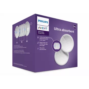 Philips Avent jednorázové prsní vložky SCF254/61 (balení 60 ks)