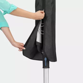 Rotační sušák na prádlo Brabantia Lift-O-Matic 50 m, Metallic Grey