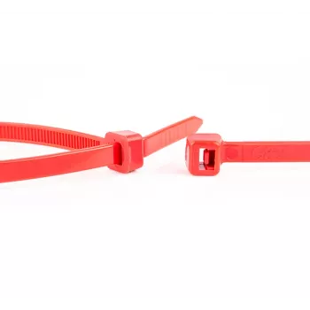 WKK Red Cable Ties 200 x 4.8 mm, 100-Pack 110126271
