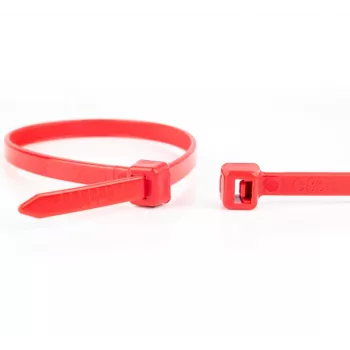 WKK Red Nylon Cable Ties 300 x 3.6 mm, 100 Pack 110194271