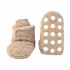 Lodger Slipper Folklore Fleece Baby Slippers, Beige, 6-12 Months