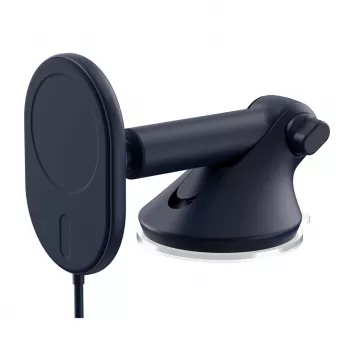 Magnetická bezdrátová nabíječka iOttie Velox s držákem na palubní desku a čelní sklo – 7,5W Qi rychlé nabíjení, kompatibilní s MagSafe, černá