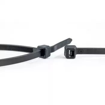 WKK UV-Stabilized Black Plastic Cable Ties 530 x 9 mm, 100 Pack 110299071