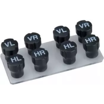 IWH Wheel Marking Set, Valve Caps, 8-Piece Wheel Markers for Tire Marking, Screw-On - 1 Piece (390068)