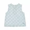Dětské tričko bez rukávů Lodger Tank Topper Tribe mušelínové, Ice Flow, 68 cm