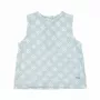 Dětské tričko bez rukávů Lodger Tank Topper Tribe mušelínové, Ice Flow, 68 cm