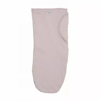 Zavinovací deka Lodger Bundler Solid bavlněná, Powder
