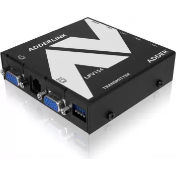 ADDER LPV154T AV Extender Transmitter - VGA & Audio over CATx, 300m, Black ALPV154T-IEC