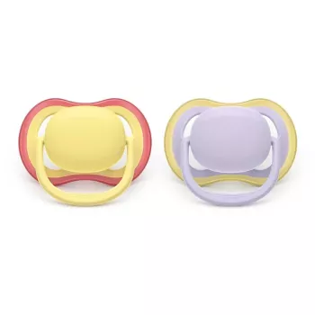 Dudlík Philips Avent Ultra Air 0-6 měsíců, 2 balení, pro dívky