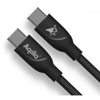 AQIILA USB-C na USB-C nabíjecí a synchronizační kabel 3 m černý AQCBPBICB4BD881