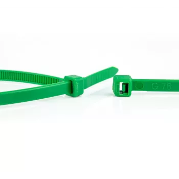 WKK Green Polyamide Cable Ties 300 x 3.6 mm, 100-Pack 110194571