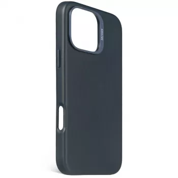 Kožený zadní kryt Decoded pro iPhone 16 Pro Max, kompatibilní s MagSafe, navy
