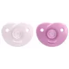 Silikonový dudlík Philips Avent Soothie se silikonovým štítem, 0–6 měsíců, 2 ks