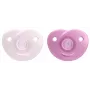 Silikonový dudlík Philips Avent Soothie se silikonovým štítem, 0–6 měsíců, 2 ks