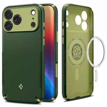 Pouzdro Spigen Nano Pop Hybrid MagSafe pro iPhone 17 Pro Max / 18 Pro Max – mátově zelené