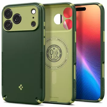 Pouzdro Spigen Nano Pop Hybrid MagSafe pro iPhone 17 Pro Max / 18 Pro Max – mátově zelené