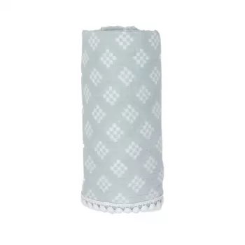 Zavinovací deka Lodger Swaddle Tribe z mušelínové bavlny 120x120 cm Ice Flow