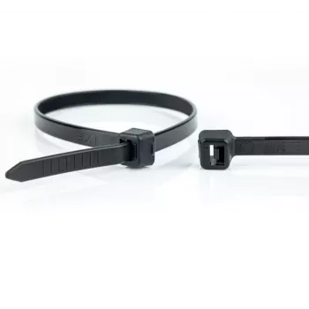 WKK 110256071 Cable Tie 430 mm x 4.8 mm Black UV-Stabilized 100 pcs