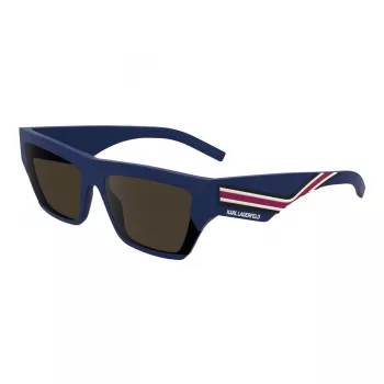 Unisex sluneční brýle Karl Lagerfeld KL6163S-401, černý rám, šedé čočky, 59/17/145 mm