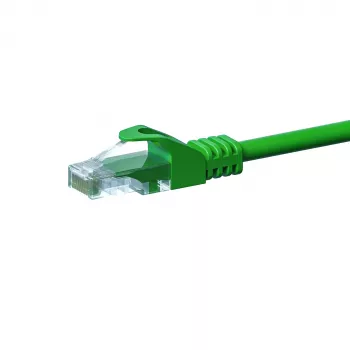 Síťový patch kabel DSIT CAT 5e U/UTP, 7,5 m, zelený, CCA, RJ45 DC-C53-075