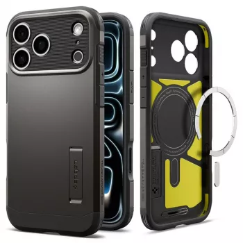 Pouzdro Spigen Tough Armor T MAG MagSafe pro iPhone 18 Pro Max / 17 Pro Max - Gunmetal