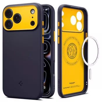 Pouzdro Spigen Nano Pop Hybrid MagSafe pro iPhone 18 Pro / 17 Pro - námořnická modrá