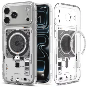 Pouzdro Spigen Ultra Hybrid MagSafe pro iPhone 17 Pro / 18 Pro Neo One křišťálově čiré