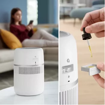 Zvlhčovač vzduchu PHILIPS řady 4000 HU4210/04 bílý