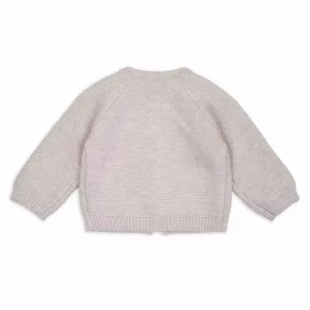 Dětská pletená bunda Lodger Topper Knit Merino z merino vlny, Birch, velikost 56