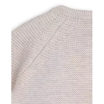 Dětská pletená bunda Lodger Topper Knit Merino z merino vlny, Birch, velikost 56