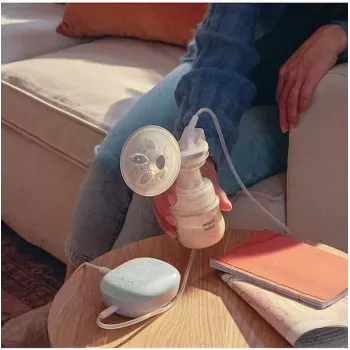 Philips Avent jednoduchá elektrická odsávačka mléka s lahví 125ml