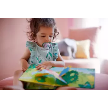 Dudlík Philips AVENT Ultra Air Deco mořský koník 6-18M pro holčičky 1 ks