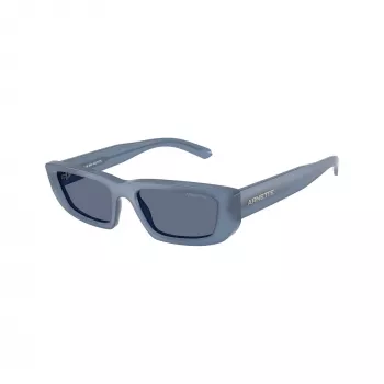 Dámské hranaté sluneční brýle Arnette AN4357-124872, průhledně šedé obroučky, tmavě šedé čočky, 53 mm