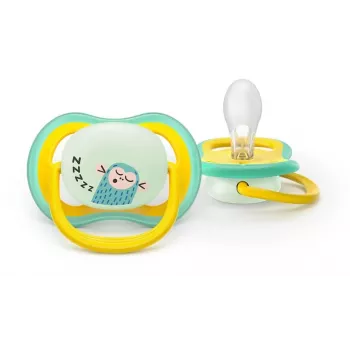 Noční dudlík Philips Avent Ultra Air 18m+ neutrální 2 ks