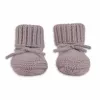 Lodger Slipper Merino Wool Baby Slippers, Rose, 0-6 Months