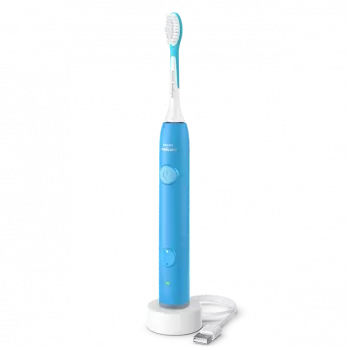 Elektrický zubní kartáček Philips Sonicare for Kids Bluetooth Connected Sonic HX6600/12, modrý