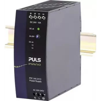 PULS Piano napájecí zdroj na DIN lištu 24V DC 10A 240W (PIC240.241C)