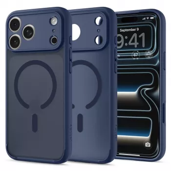 Pouzdro Spigen Ultra Hybrid MagSafe pro iPhone 17 Pro / 18 Pro - Frost Deep Blue