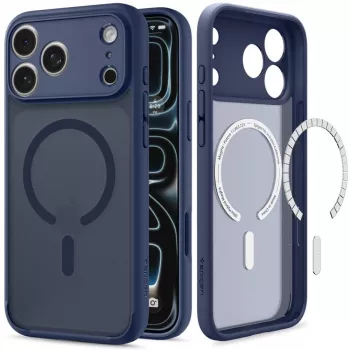 Pouzdro Spigen Ultra Hybrid MagSafe pro iPhone 17 Pro / 18 Pro - Frost Deep Blue