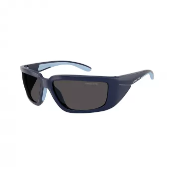 Pánské obdélníkové sluneční brýle Arnette AN4355-275987 matný černý rám šedé sklo 62-16-125 mm