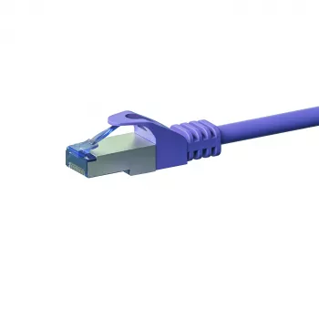Síťový kabel DSIT CAT 6a S/FTP LSOH, 50 m, fialový DC-6A8-500