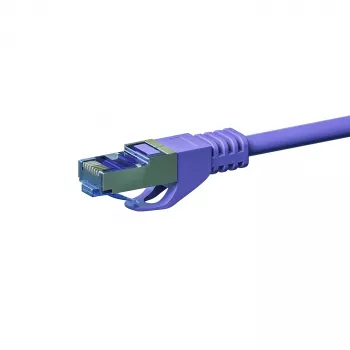 Síťový kabel DSIT CAT 6a S/FTP LSOH, 50 m, fialový DC-6A8-500