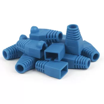 Kabelová manžeta RJ45 DSIT DANICOM modrá velká - 10 ks DC-RJ45-BOOT-L-BLUE-10PCE