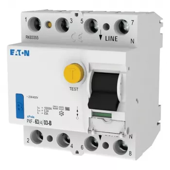 Proudový chránič EATON PXF-63/4/03-B, 63A, 4pólový, 300mA, typ B 300303