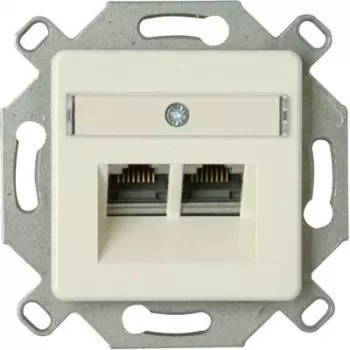 Vložka síťové zásuvky RJ45 Cat.6a stíněná, hliník, 1 port, LSA HEINRICH KOPP 920100004