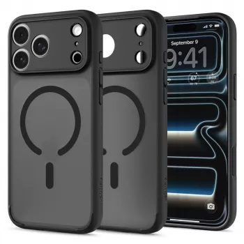 Pouzdro Spigen Ultra Hybrid MagSafe pro iPhone 17 Pro / 18 Pro Frost Black
