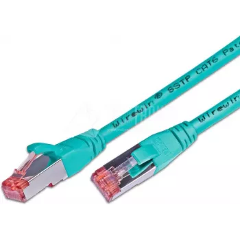Síťový kabel Wirewin S/FTP CAT6 0,25 m tyrkysový (PKW-PIMF-KAT6 0.25 TK)