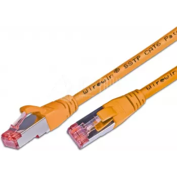 Síťový kabel Wirewin S/FTP CAT6 0,5 m oranžový (PKW-PIMF-KAT6 0.5 OR)