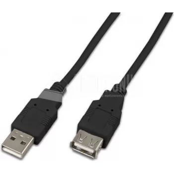 Prodlužovací kabel Wirewin USB A-A MF 0.5 SW USB 2.0 0,5 m černý